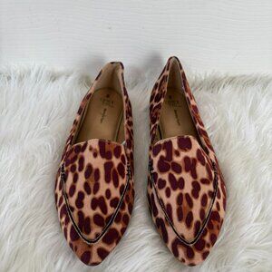 NWT Time and Tru Women’s Pointed Toe Leopard Print Flats 8